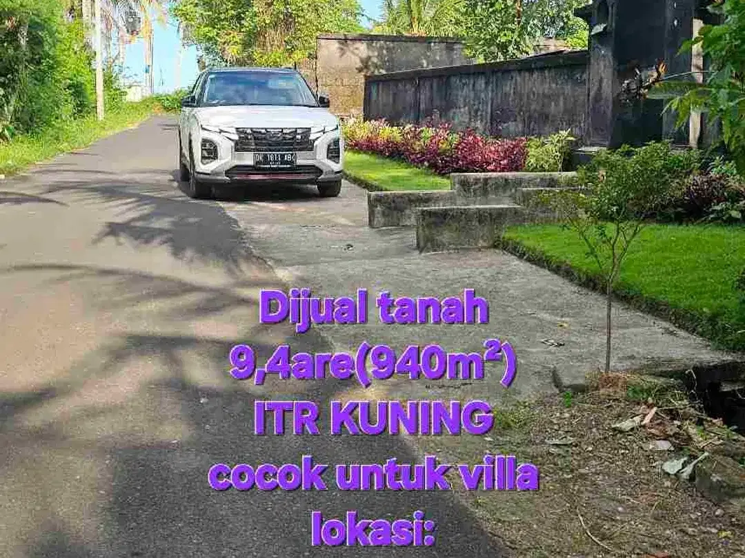 Jual Tanah 9,4are kawasan Pariwisata di Buwit area Tanahlot, Kedungu Tabanan Bali - Image 9 of 10