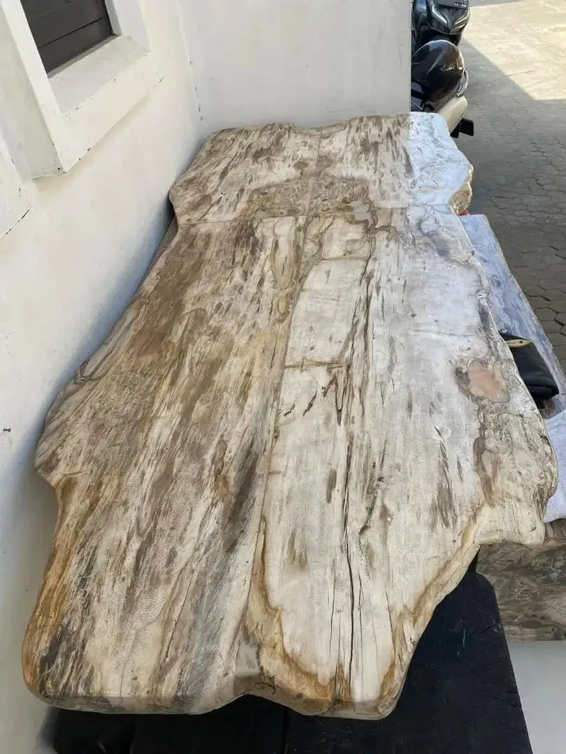 Meja Kayu Fosil dan Kursi Kayu fosil - Image 1 of 3