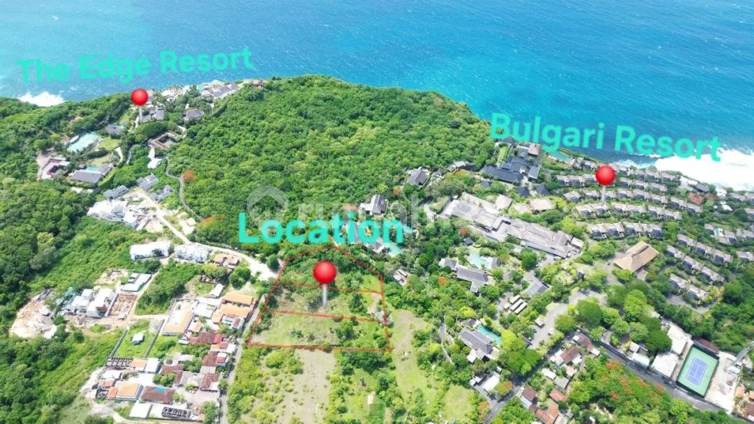 Dijual Tanah Premium di Samping Bulgari Resort, Uluwatu,Bali - Image 1 of 4