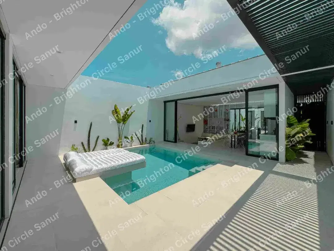 2 BR BRAND NEW VILLA WITH MODERN LUXURY DESIGN NEAR SANUR BEACH - Image 2 of 8