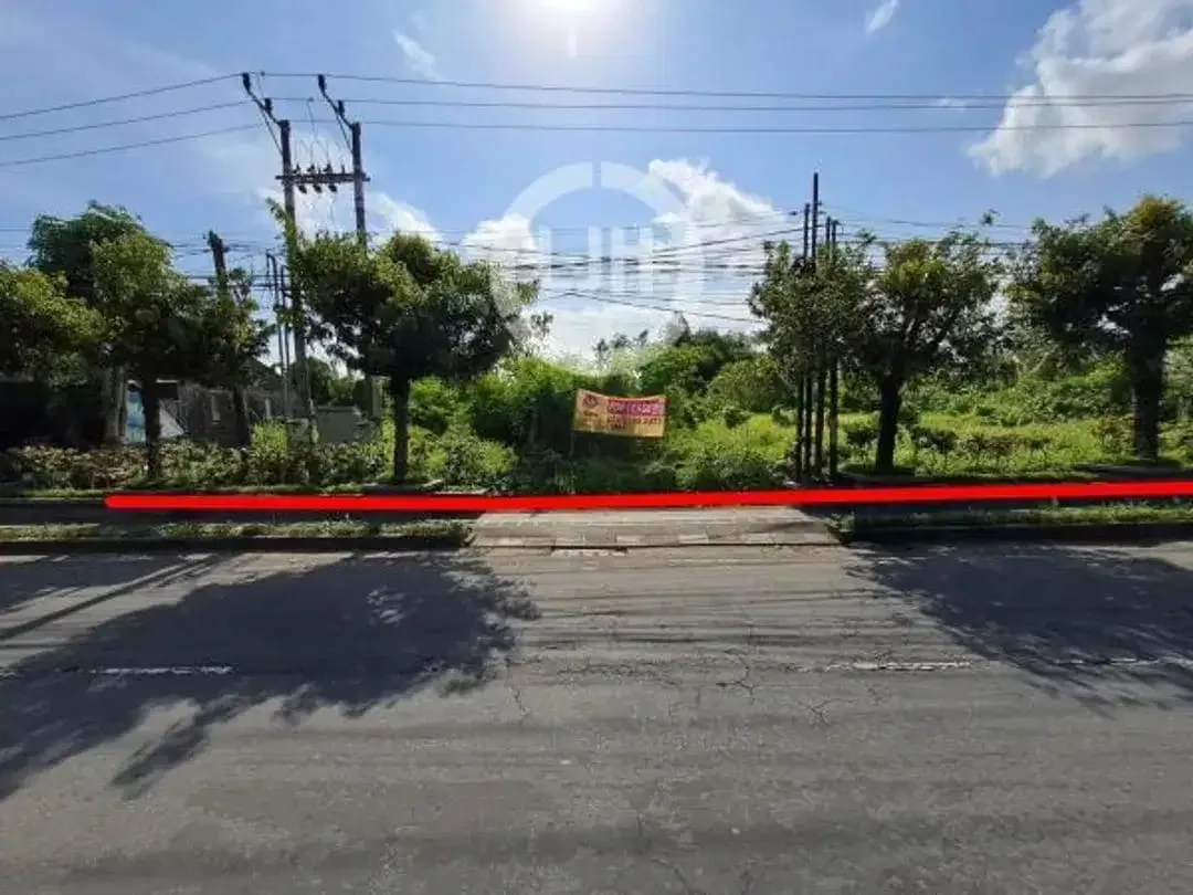 Land In Main Road, Bitera, Gianyar, Close to Kapten I Wayan Dipta Stadium and Ubud Area, Suitable for Business - Image 1 of 5