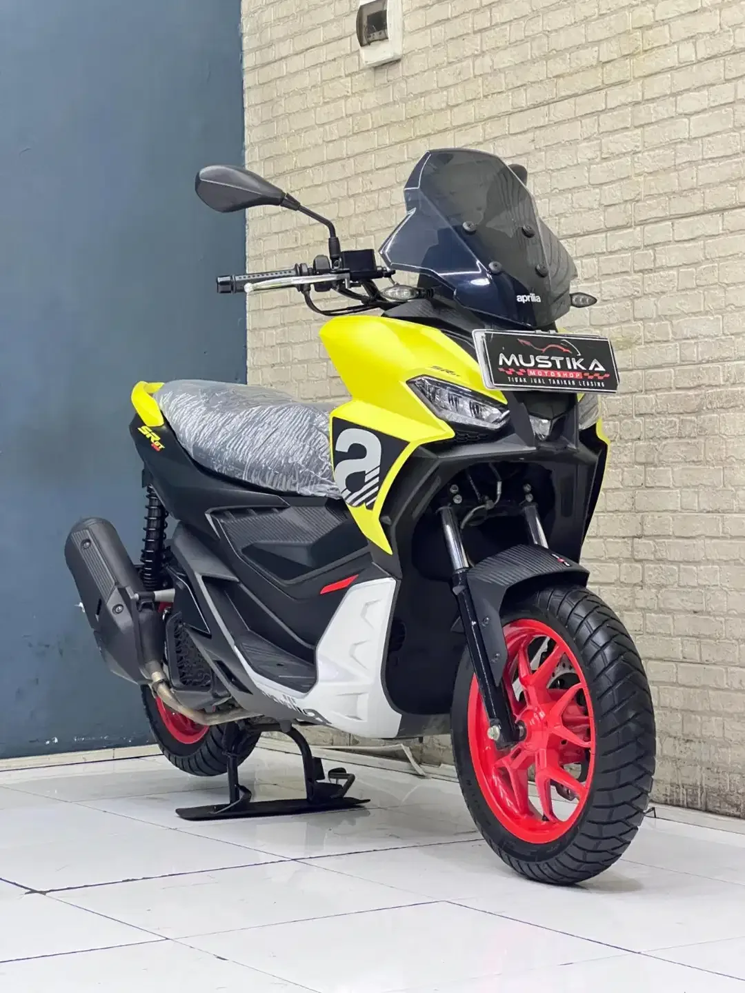 READY‼️ APRILIA SR GT 200 TH 2022 SUPER MULUS ODO MASIH 7RB ASLI - Image 9 of 10