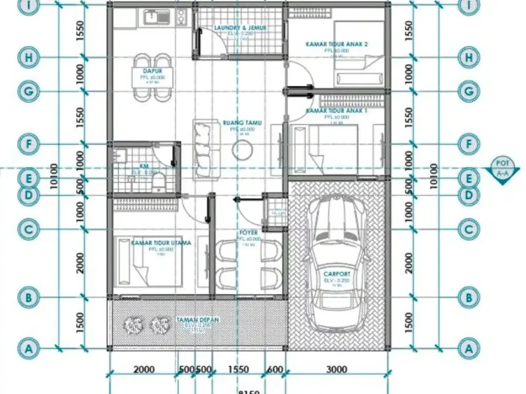 Rumah Baru Modern&Nyaman Pusat Kota Tabanan - Image 2 of 5