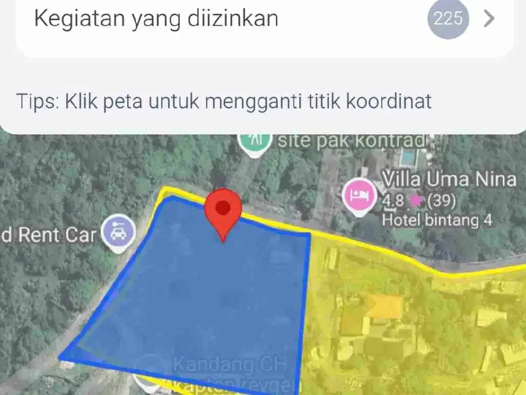 dijual tanah 50 are IDR 375 JT/are second floor ocean view  kawasan Kutuh Kuta Selatan Badung Bali - Image 3 of 6