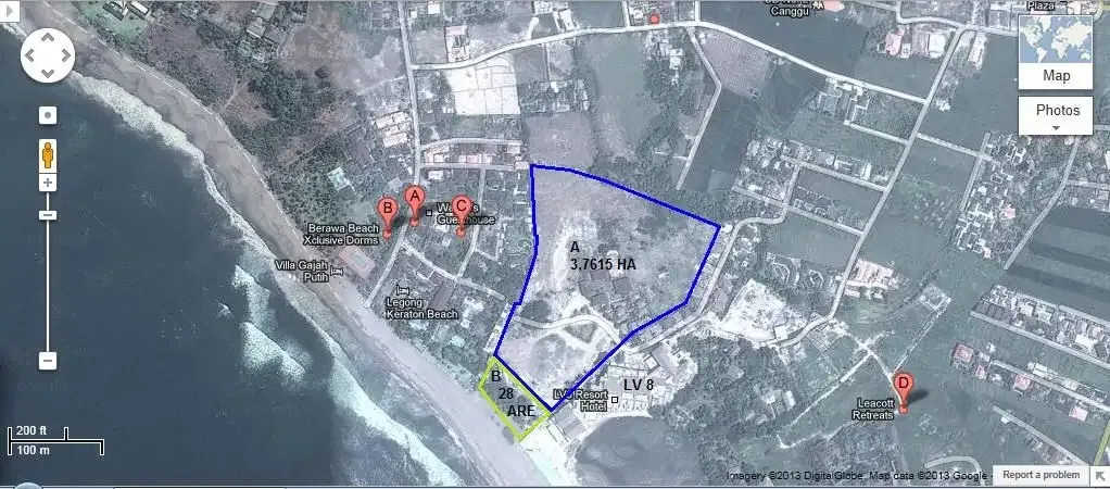 TANAH SUPER PREMIUM TEPI LAUT AREA PANTAI BERAWA - Image 4 of 5