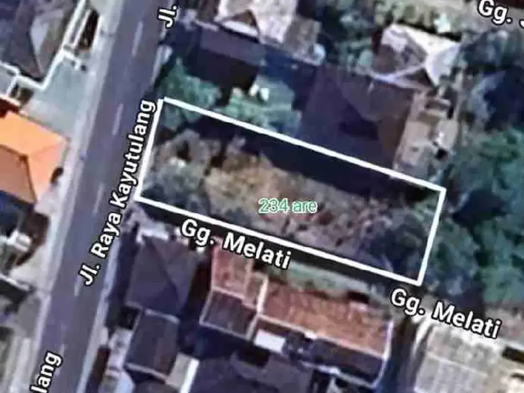 Di jual tanah plot kecil 234m² yang terletak di kawasan Jl. Utama Kayu Tulang Selatan Canggu - Image 9 of 10