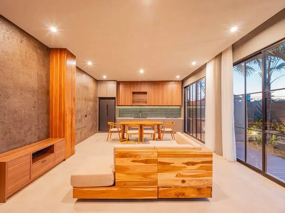 Dijual Luxury Villa Modern Kontemporer 2 Bedroom dengan Super Big Pool Fully Furnished di Kawasan Premium Munggu - Image 3 of 10