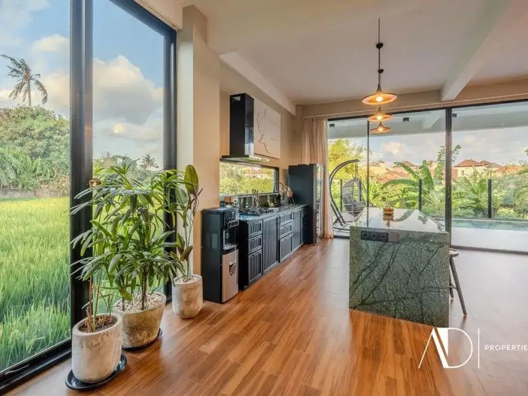 LEASEHOLD | MODERN 3-BEDROOM VILLA WITH RICE FIELD VIEWS - BABAKAN, CANGGU - Image 9 of 10