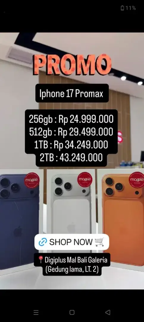 Kredit iPhone 17 pro max dan pro Cukup KTP - Image 2 of 2
