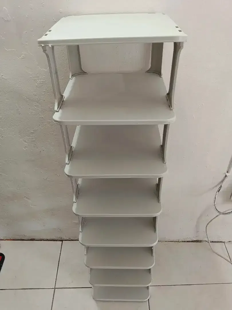 Rak Sepatu Serbaguna 8susun Putih Uk.24x26x100cm Bhan Tebal,Kuat,Awet - Image 2 of 4