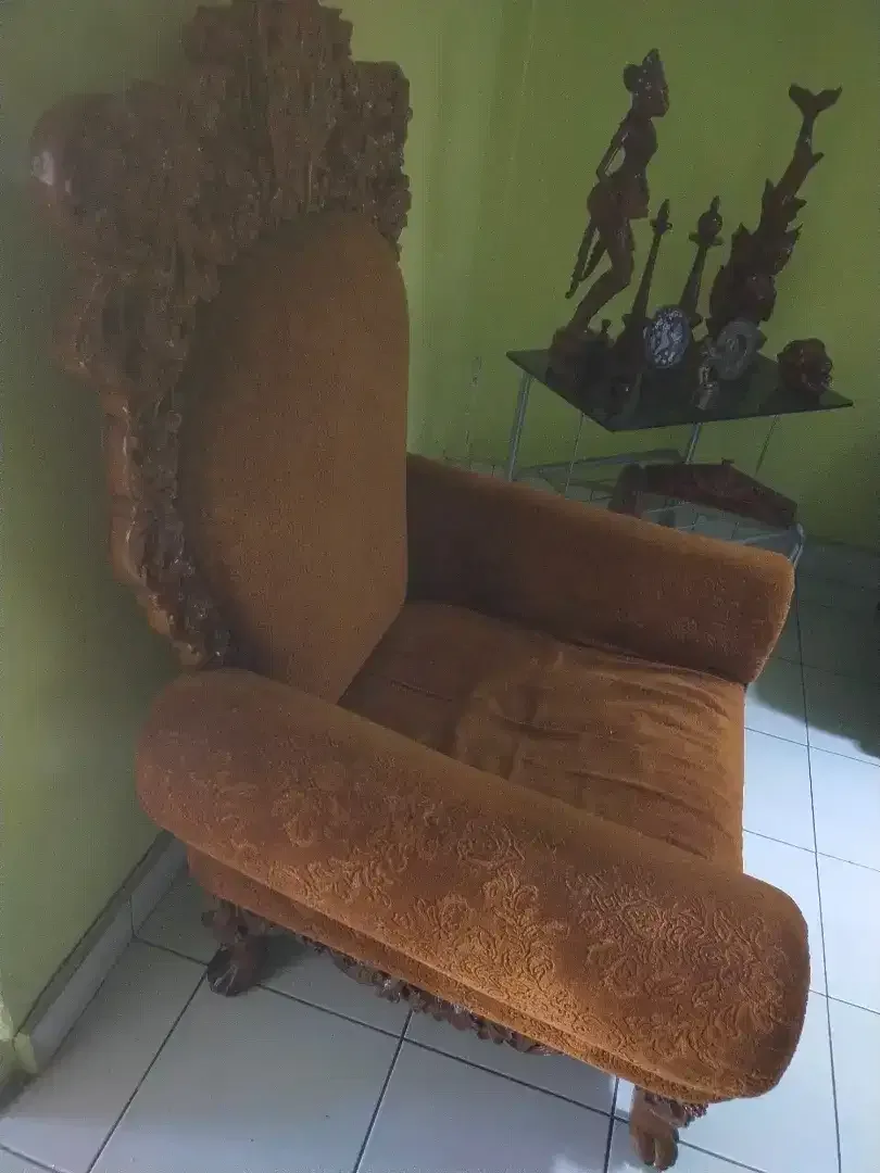 Kursi meja tamu jati ukir bali - Image 2 of 4