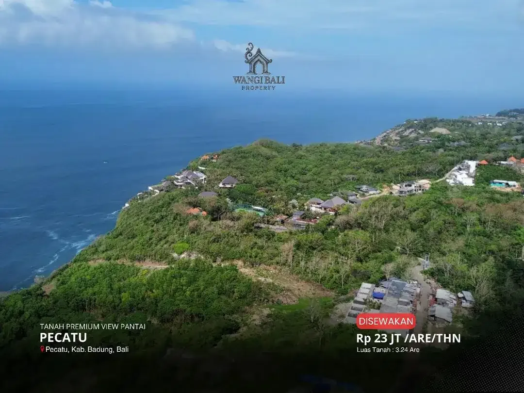 DISEWAKAN TANAH PREMIUM VIEW PANTAI – PECATU - Image 1 of 10