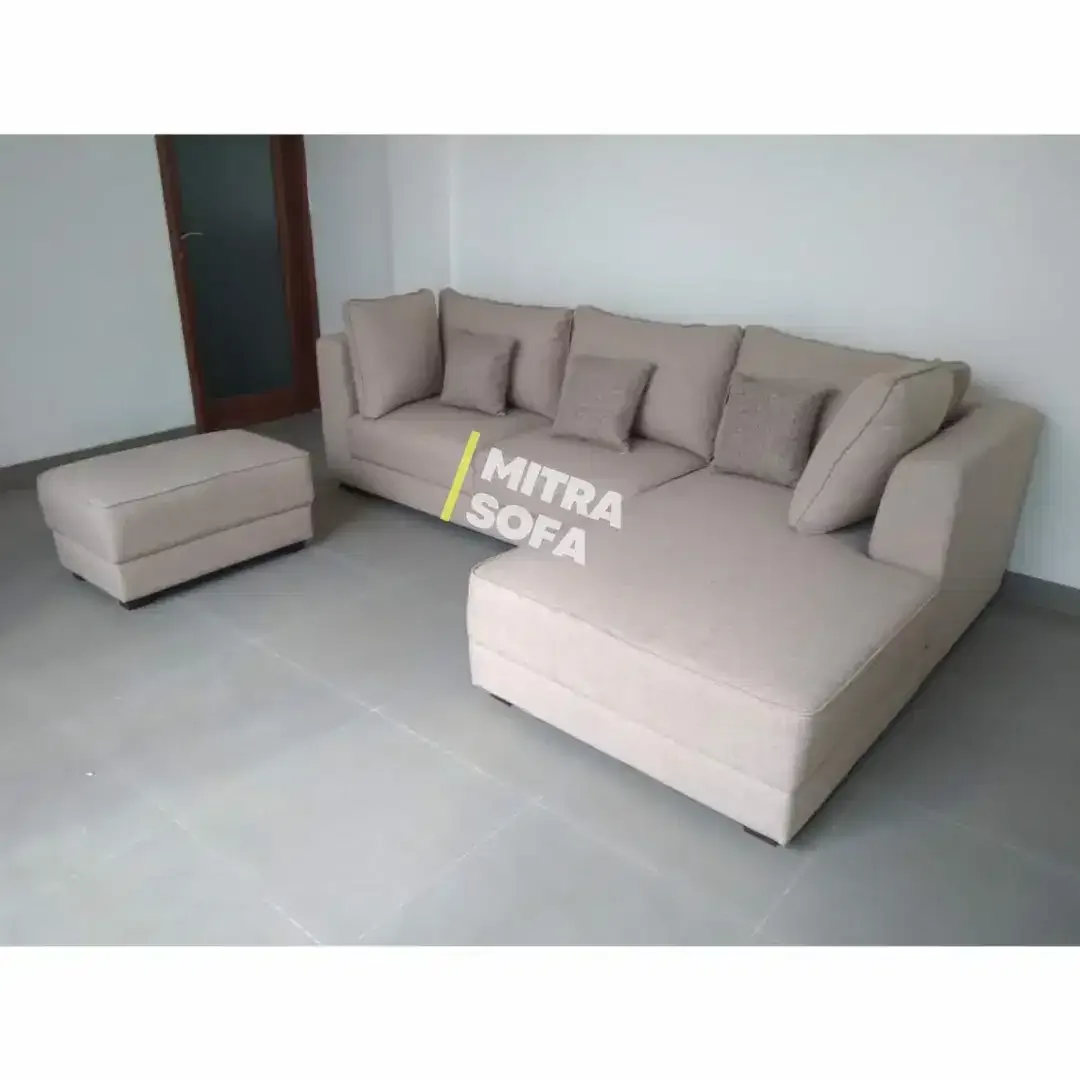 Sofa L pojok Sofa Sudut Sofa Villa Sofa Kantor, Beklit Jok Servis Sofa - Image 3 of 9