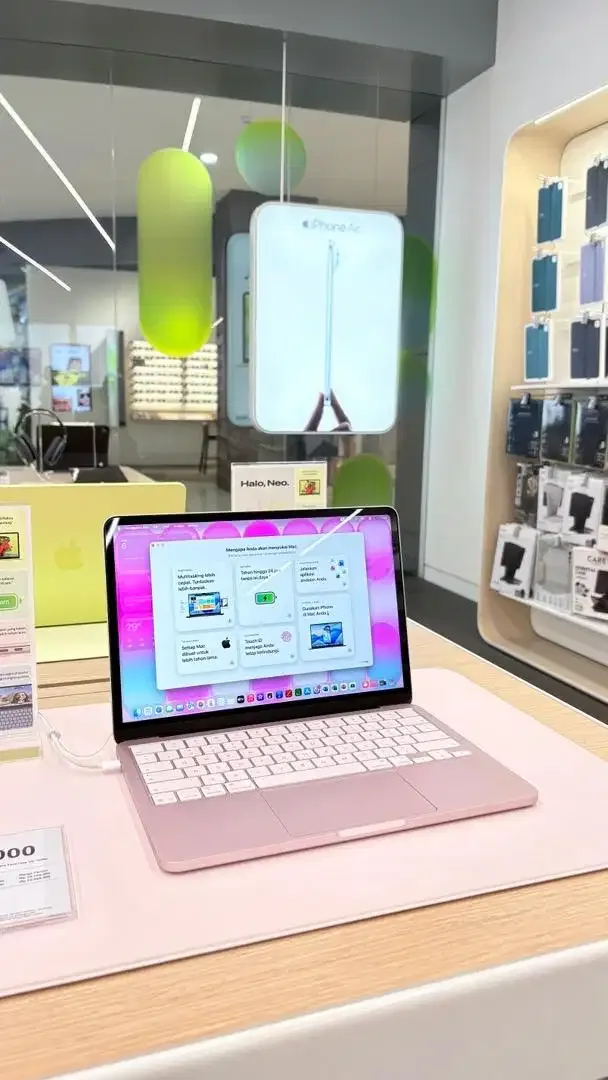 NEW MACBOOK NEO BLUSH BERGARSNSI RESMI - Image 2 of 3