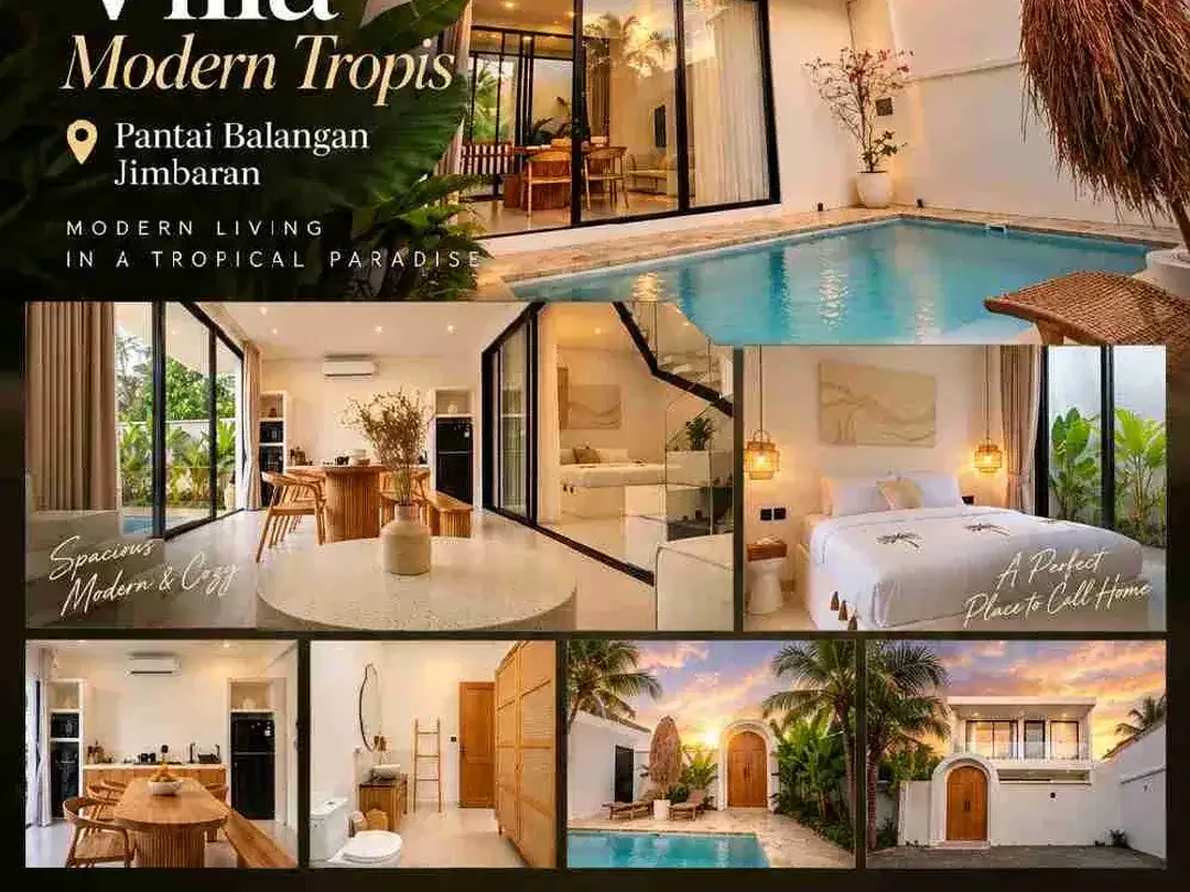 Villa Brand New Modern Tropis pantai Balangan jimbaran - Image 2 of 10