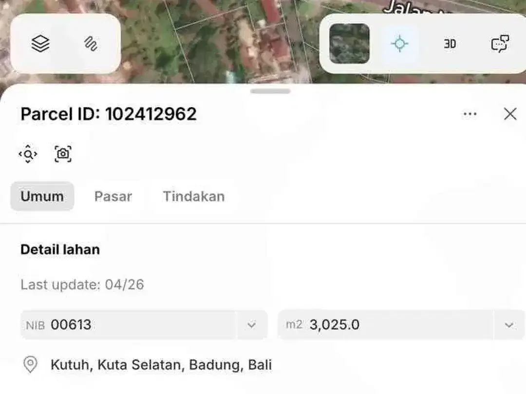 Dijual tanah murah sawangan Nusa dua dekat dengan pantai Pandawa - Image 4 of 6