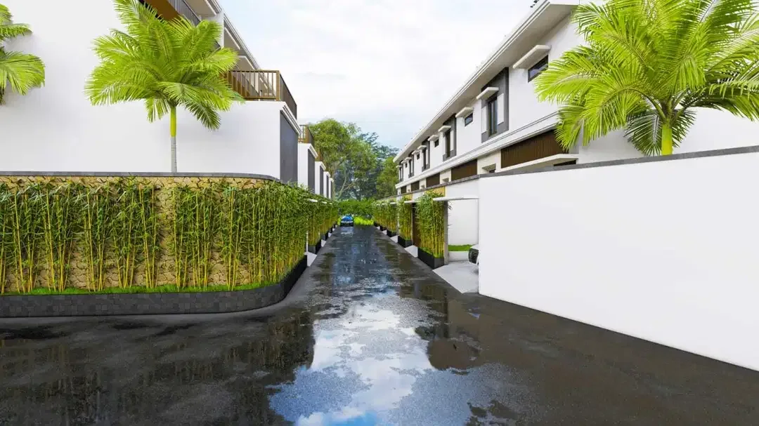 Villa Minimalis Ocean View Laut Ada Rooftop Lokasi di Jimbaran Bali - Image 4 of 10