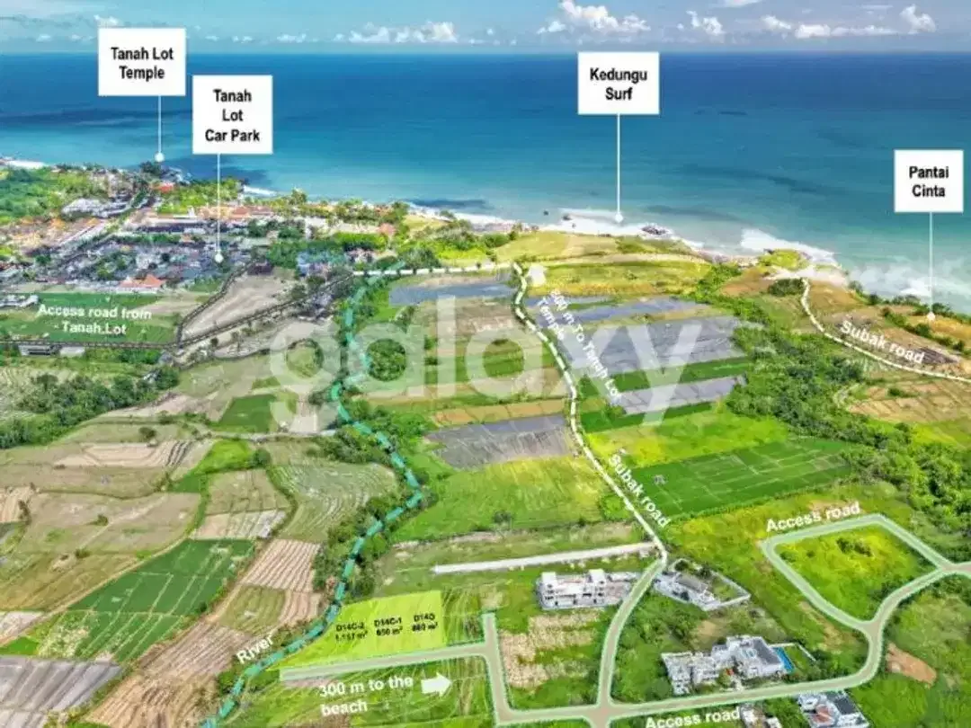 TANAH DEKAT PANTAI DI KEDUNGU KEDIRI TABANAN, BALI - Image 6 of 7