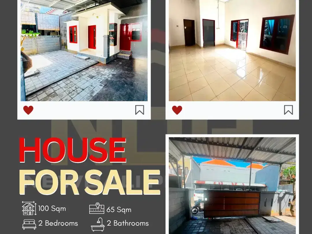 Dijual Rumah Minimalis Area Badung Cocok Untuk Pasutri Baru - Image 1 of 6