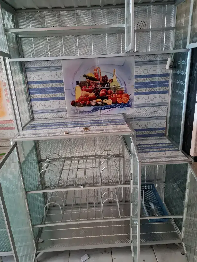 Rak piring 3 pintu almunium karakter - Image 4 of 4