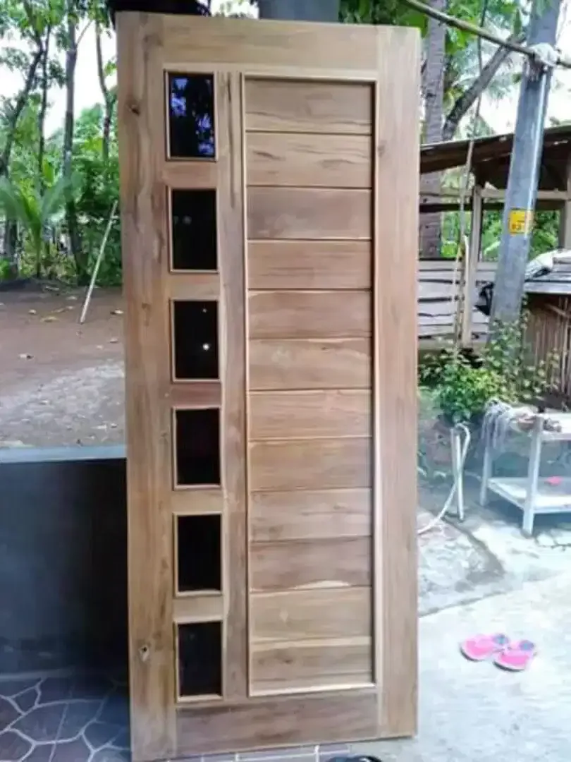 Jual daun pintu bahan kayu mahoni dan jati - Image 4 of 4