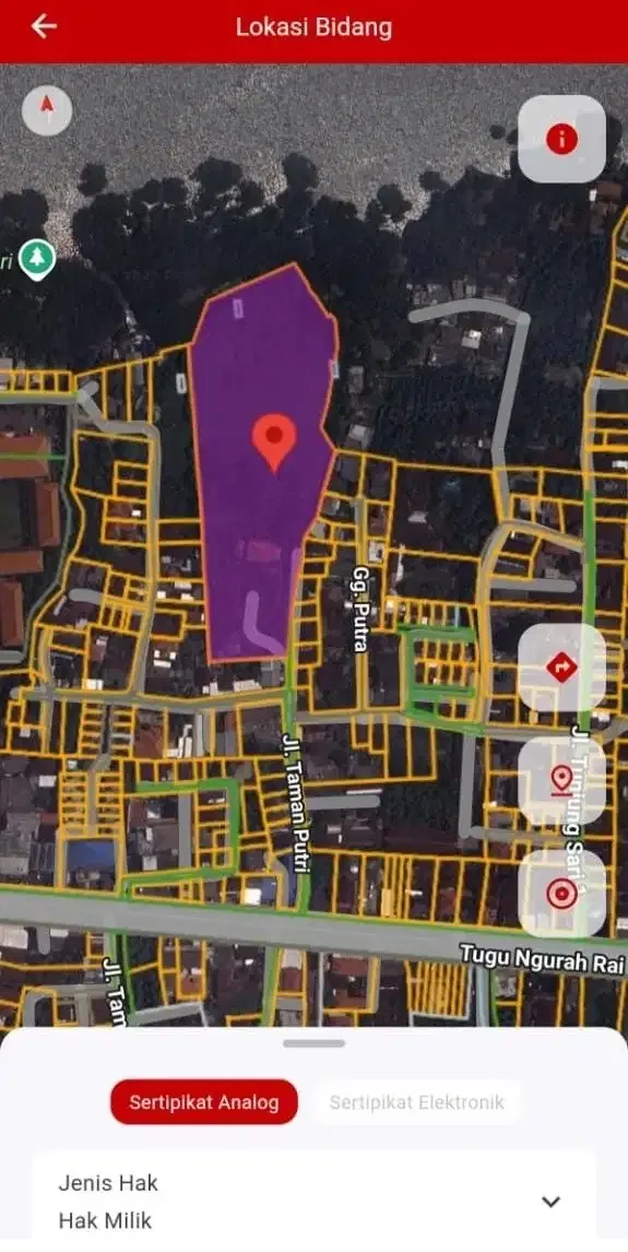 Tanah Strategis area Bypass Nusadua - Image 6 of 7