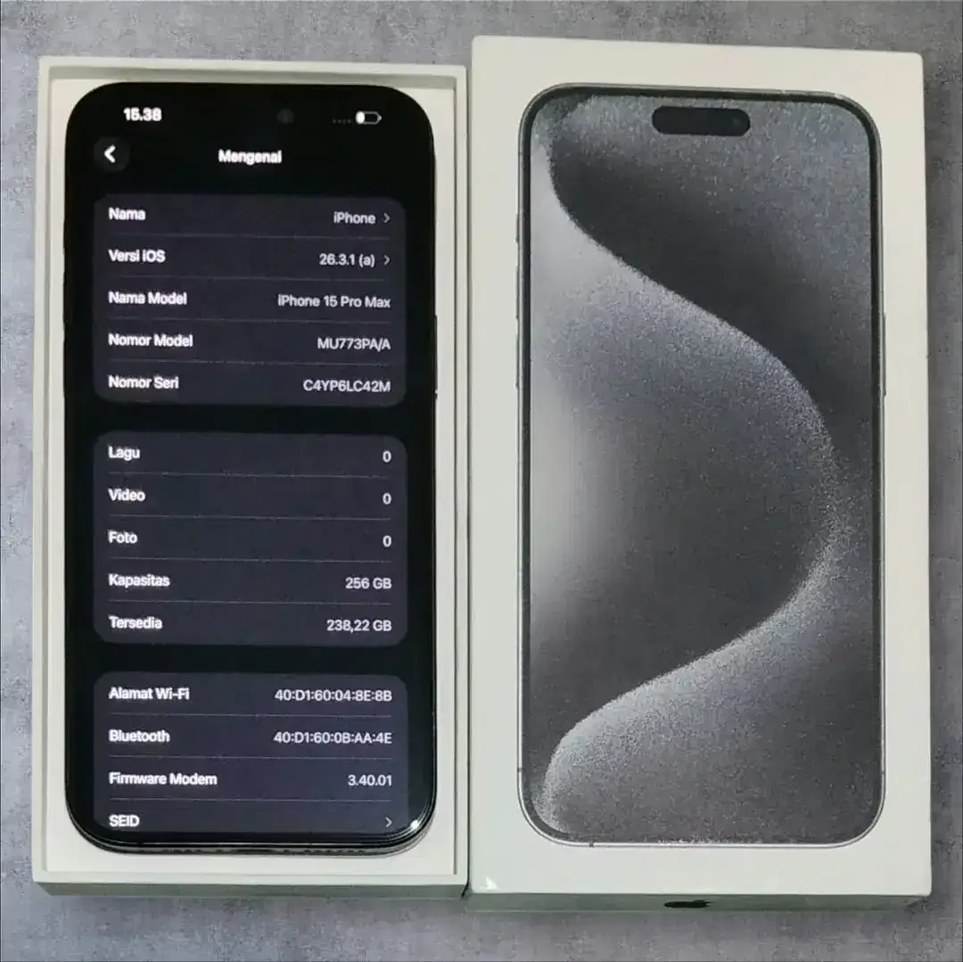 Iphone 15 ProMax 256 GB Ex ibox Istimewa - Image 2 of 3