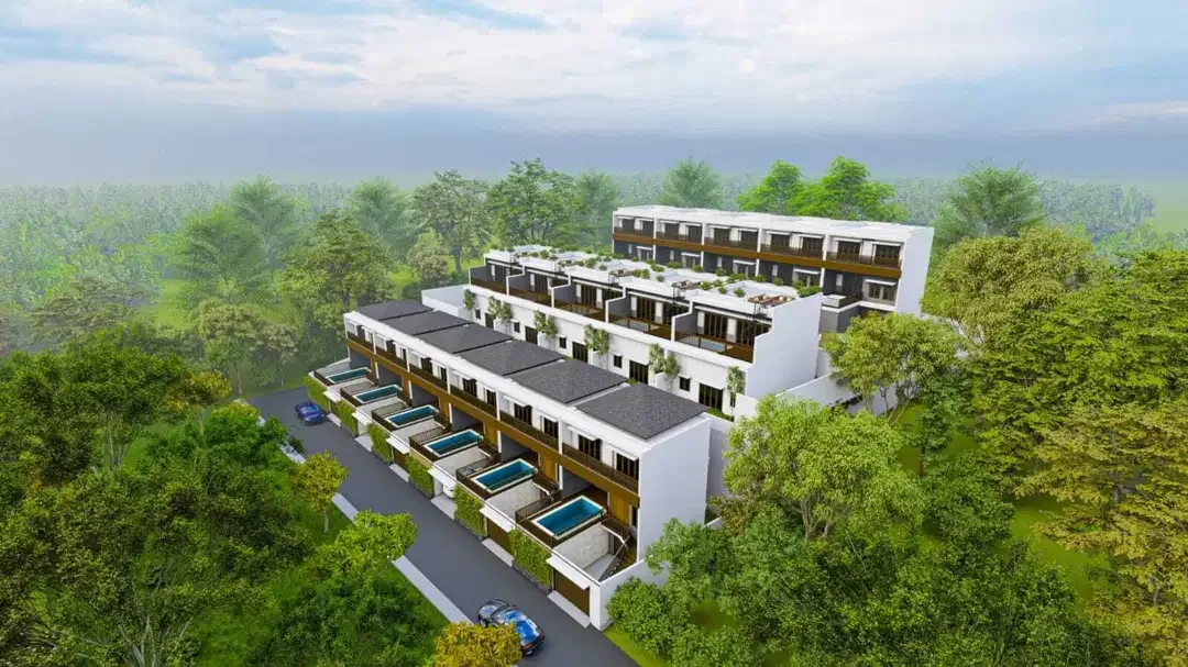 Villa Minimalis Ocean View Laut Ada Rooftop Lokasi di Jimbaran Bali - Image 2 of 10