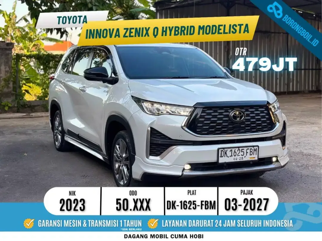 Toyota Kijang Innova Zenix Q 2.0 Hybrid AT Modellista 2023/2024 - Image 1 of 10