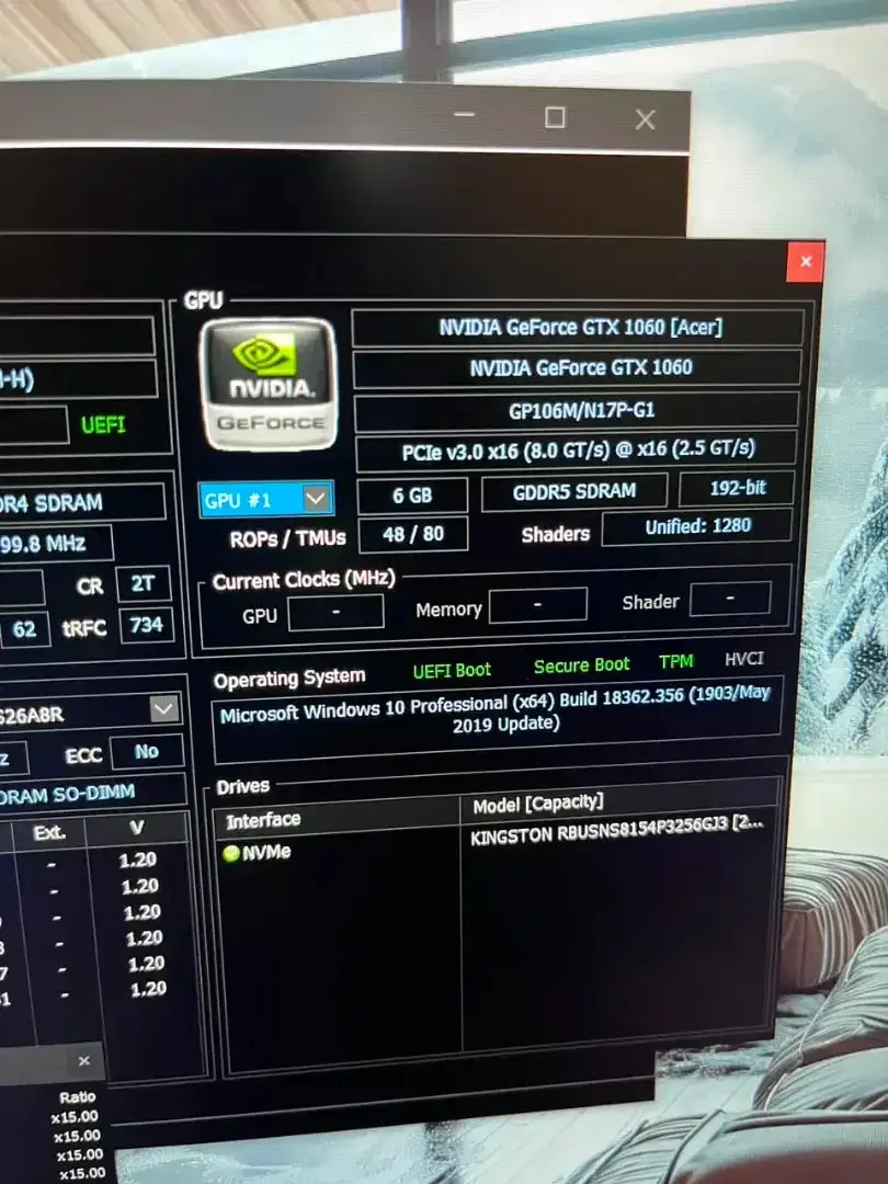 Dijual Acer Predator Helios 300 G3-572 Intel core i7 (ram 16/nvme 256) - Image 6 of 7