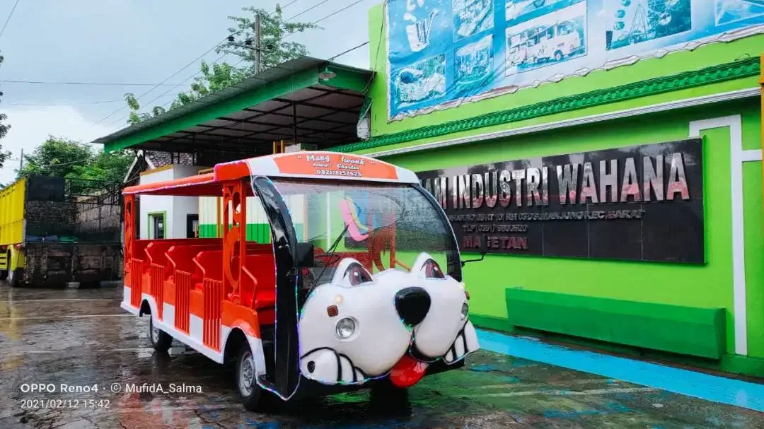 mobil odong odong model karakter kartun kereta wisata sepur mini solar - Image 8 of 10