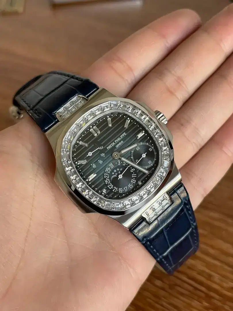 New Arrival Patek Philippe Moonphase Diamond - Image 3 of 9