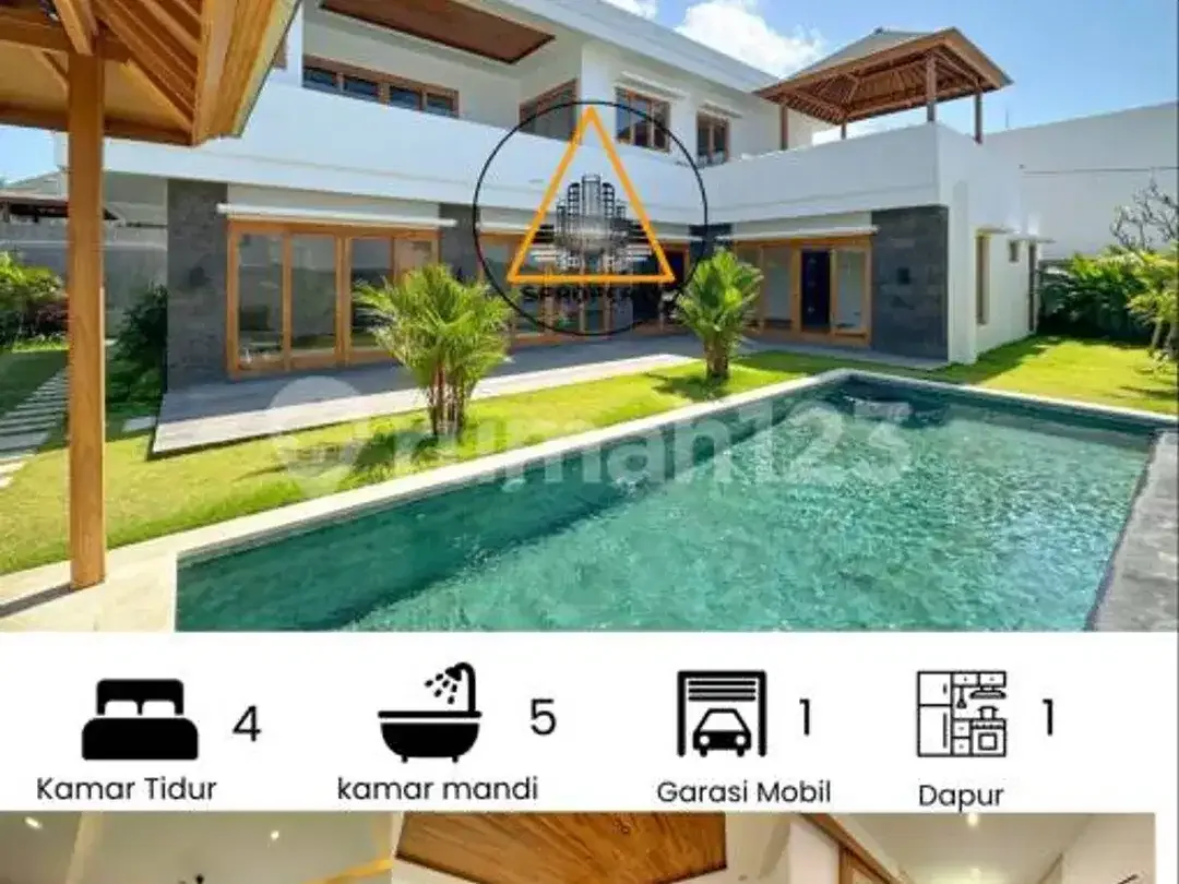 Dijual Villa Mewah Baru dengan 4 Kamar Tidur dan Pemandangan Laut di Pecatu Bali - Image 2 of 5