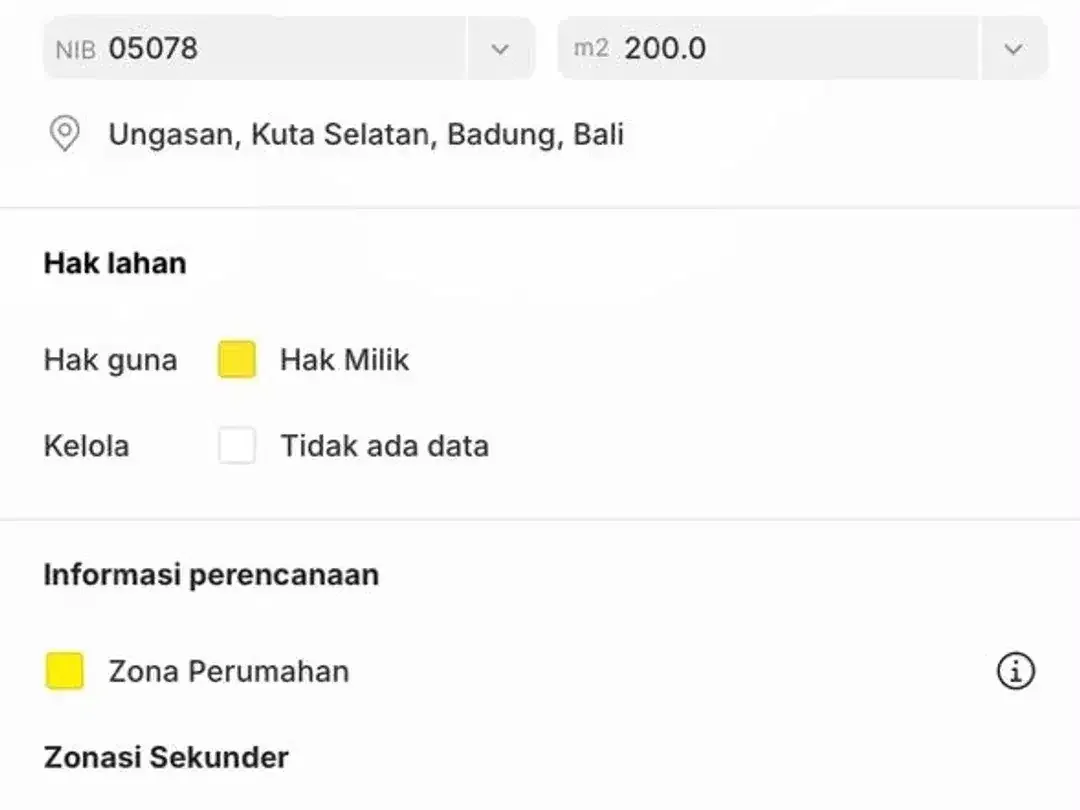 DIJUAL TANAH DI LINGKUNGAN VILLA – UNGASAN, BALI - Image 10 of 10