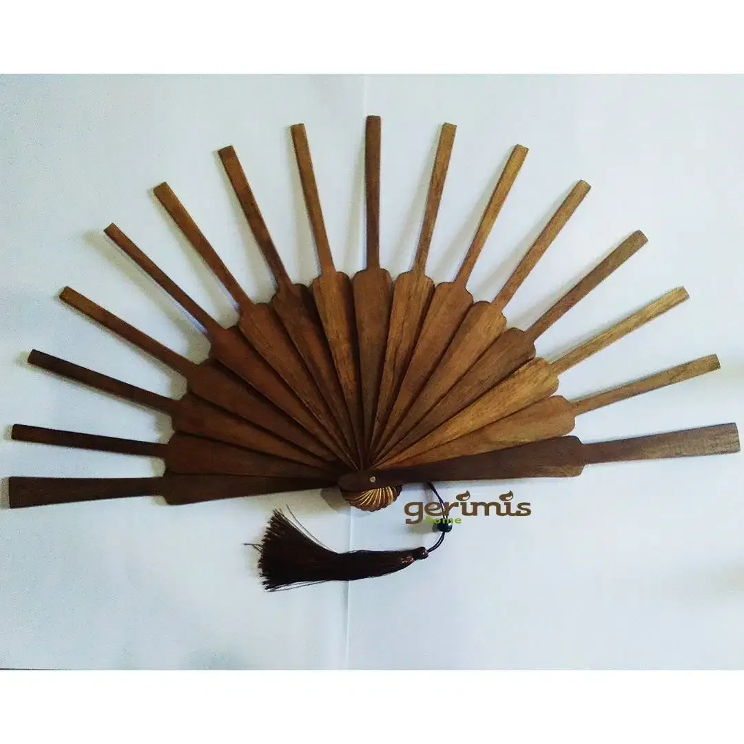kipas tangan kayu jati - Image 2 of 2