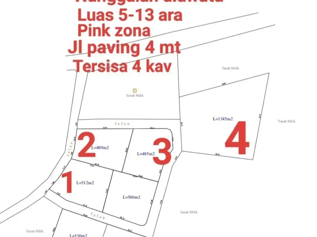 Dijual tanah di Nunggalan beach uluwatu - Image 1 of 1