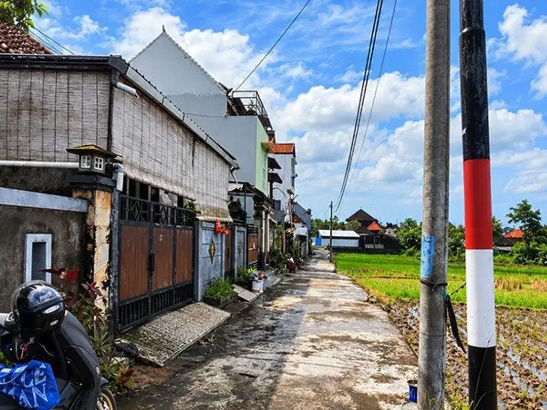[AMS-024.BLR] Dijual 2 Unit Rumah Strategis 2 Lantai Siap Huni – View Sawah | Cekomaria -  Denpasar Utara - Image 5 of 7
