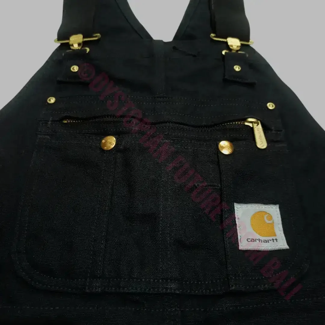 Carhartt Duck Zip-to-Thigh Bib Overall/Quilt Lined - Image 5 of 10
