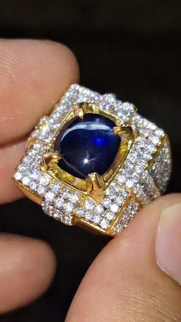 Blue sapphire deep blue/vivid blue - Image 4 of 4