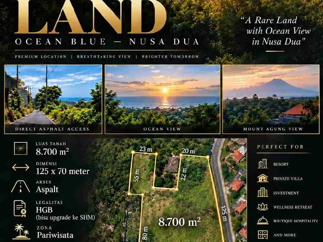 Tanah Premium Zona Pariwisata Ocean Blue Nusa Dua - Image 2 of 10