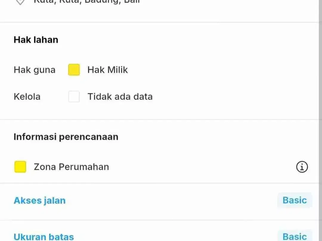 Buc Tanah Premium 1550M2 Dkt Rs Siloam Sunset Road Jl8mtr Aspal - Image 6 of 8