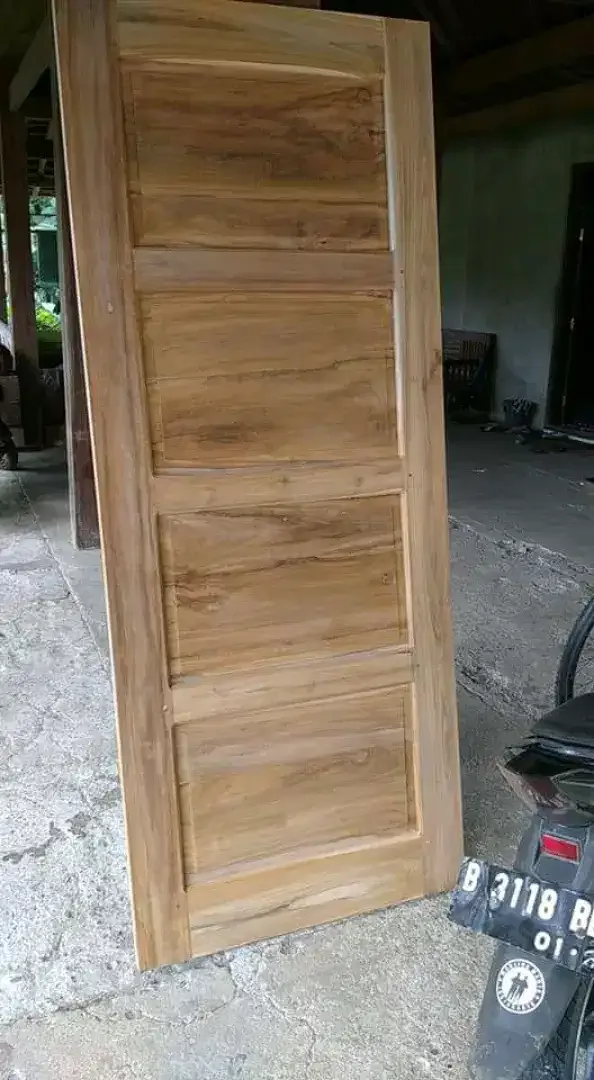 Jual daun pintu bahan kayu mahoni dan jati barang ready stock - Image 4 of 5
