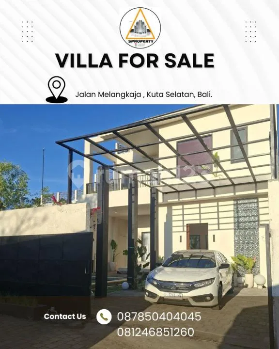 Dijual Villa Baru di Kutuh (Jalan Melangkaja), Kuta Selatan, Bali - Image 1 of 4