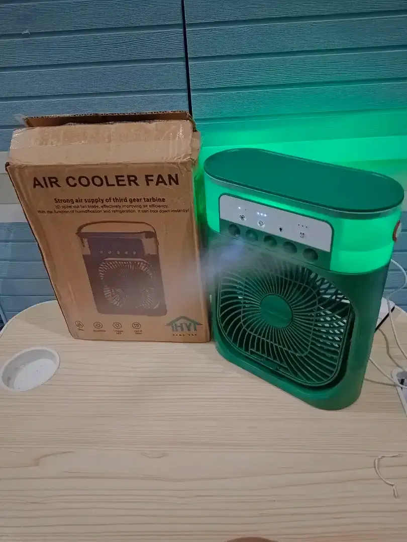 Kipas Mini Ac Portable Air Cooler Fan 10W Uk. 19x8x25cm Ada 3kecepatan - Image 7 of 10