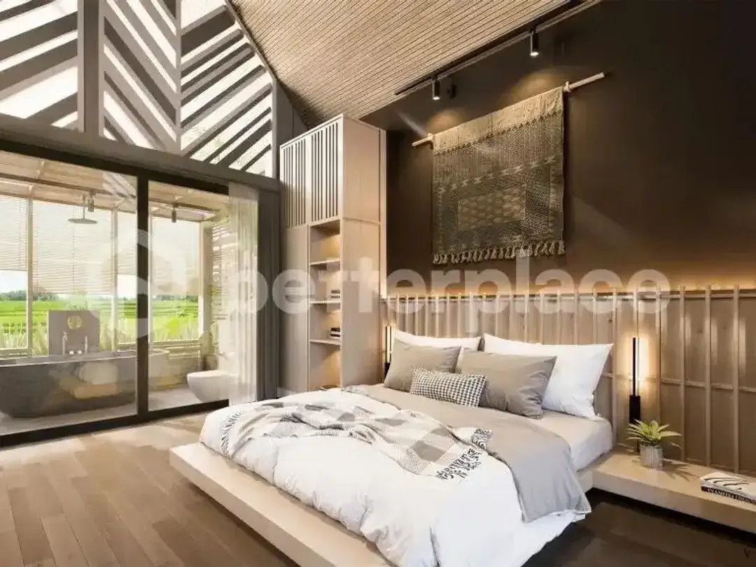 Elevated Island Living: Exquisite 1-Bedroom Villa with Signature Rooftop Lounge and Uninterrupted Greenbelt Views in Canggu - Image 3 of 10