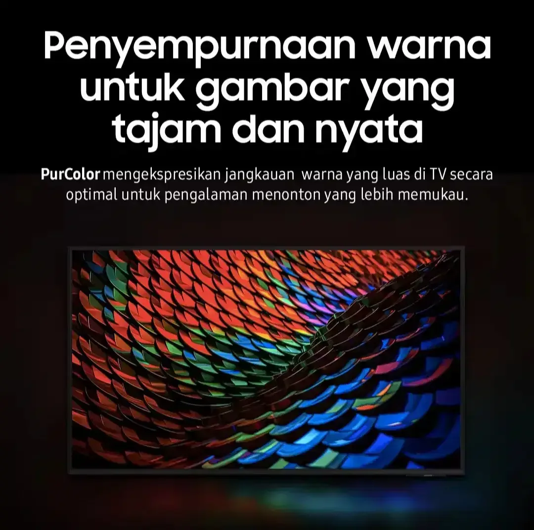 Smart TV Samsung 43 inchi 4K UHD Netflix YouTube Digital Garansi Baru - Image 3 of 10