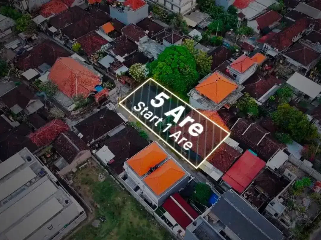 DIJUAL TANAH STRATEGIS DI KAWASAN FAVORIT RENON – TUKAD CITARUM, DENPASAR - Image 1 of 5