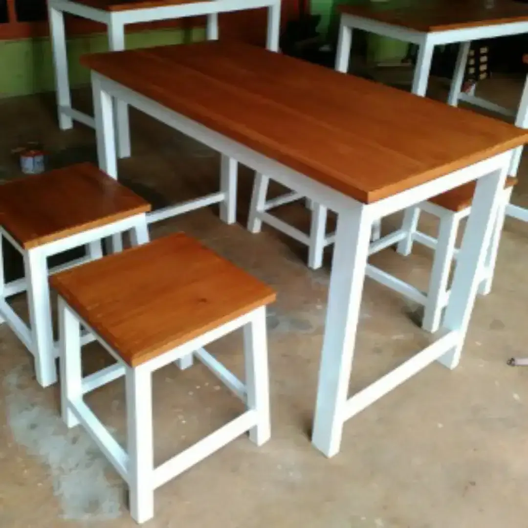 Jual meja kursi makan/resto berbagi model dan ukuran bisa riquest - Image 4 of 4