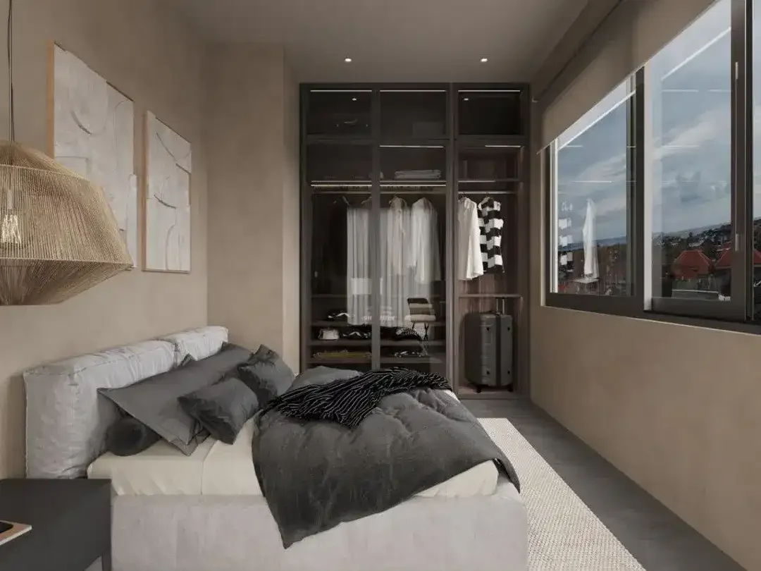 Apartemen desainer di Canggu dengan kolam infinity di rooftop! - Image 7 of 10