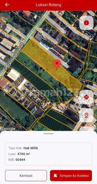 Tanah Strategis Pink Zone Premium Dekat Pantai, Pererenan - Image 4 of 4